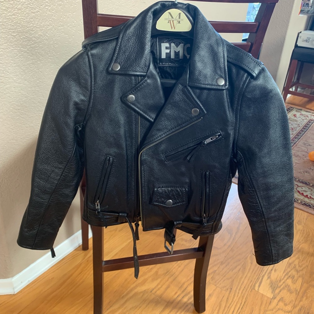 Children’s leather jacket